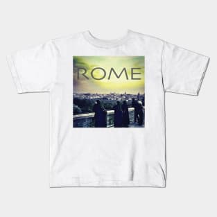 Nuns Looking over Rome Kids T-Shirt